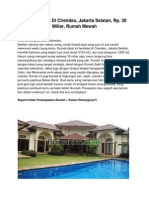 Dijual Rumah Di Cirendeu, Jakarta Selatan, Rp. 30 Miliar, 12430 PDF