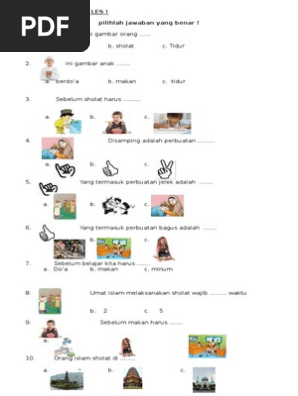 Soal Agama Sdlb Tunarungu Kelas 2