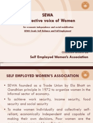 self employed womens association