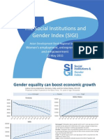 The Social Institutions and Gender Index (SIGI) by Keiko Nowacka