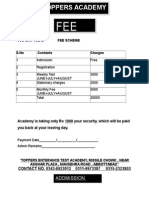 Fee Slip: We Are 100%