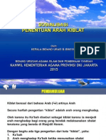 Handout Arah Kiblat Kabid Urais DKI Jakarta 2015
