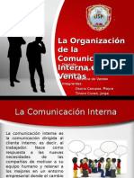 La Organización de La Comunicación Interna en Ventas