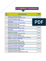 Index of journals titles