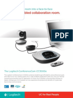 Logitech Cc3000e Data Sheet