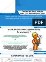 CREDENTIALS That Lend You Better CIVIL ENGINEERING Jobs!