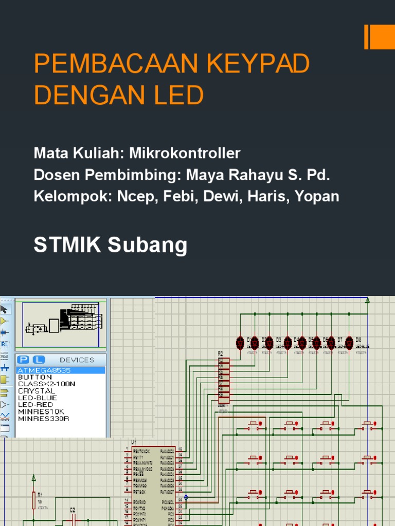Keypad LED Control with Microcontroller | PDF | Science & Mathematics ...