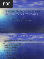 NATALITATEA +I FERTILITATEA