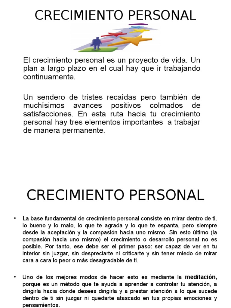Claves para el Crecimiento Personal | PDF | Desarrollo personal ...