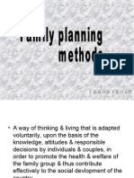 Family Planning Methods