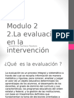 M23 La Evaluación en La Interv Didac