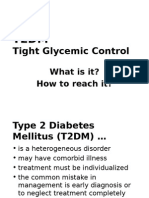 Tight Glycemic Control: What Is It? How To Reach It?