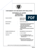 UWS10103 Kenegaraan Pembangunan Mutakhir PDF