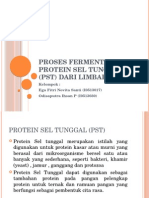 Proses Fermentasi Protein Sel Tunggal (PST)