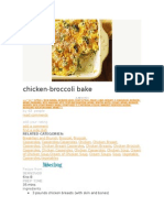 Chicken-Broccoli Bake: by 43 People Add Your Rating