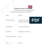 Informe de Geologia Chacha