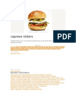Caprese Sliders: Grilled Tomato Slices, Mozzarella and Basil Amp Up The Italian Flavor in These Light Vegetarian Sliders