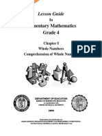 Lesson Guide 4 - Book 1 - Comprehension of Whole Number v0.2