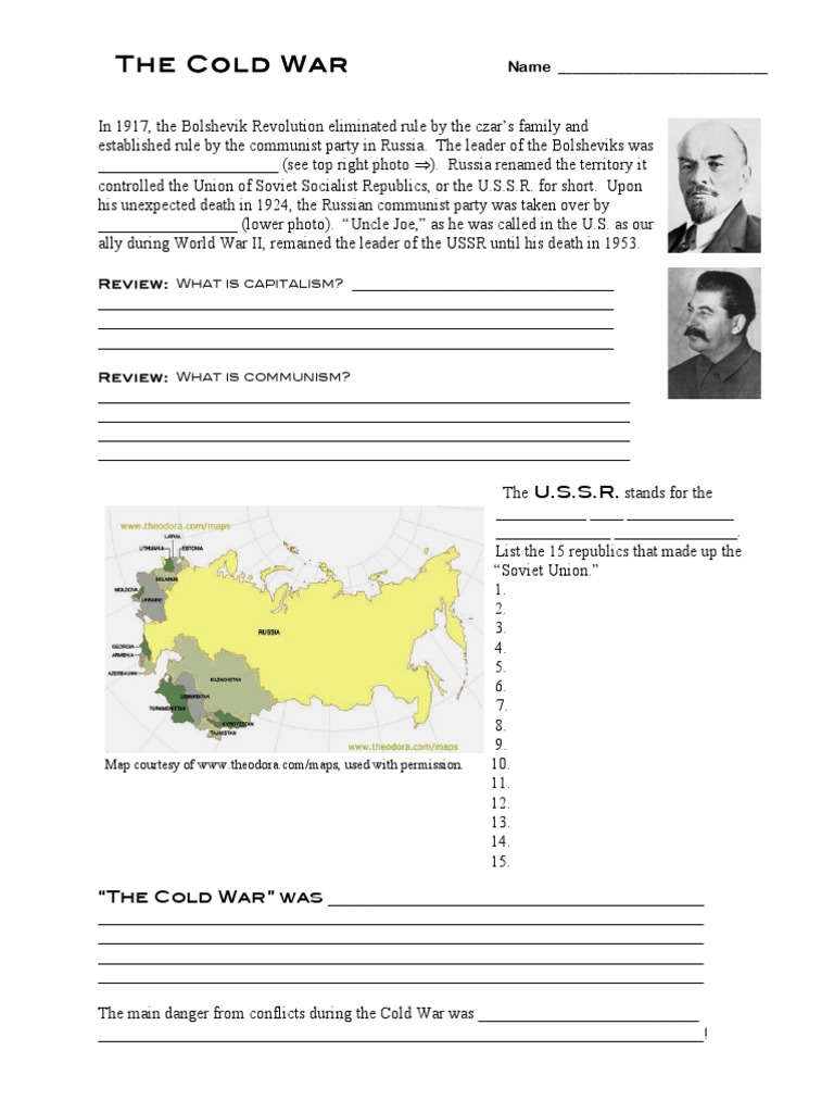 Cold War Overview and Key Events | PDF | Iron Curtain | Soviet Union