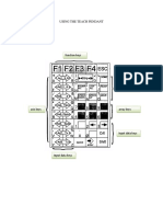Using The Teach Pendant: Function Keys