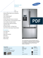 Samsung RF267AERS Refrigerator 26 Cu. Ft. Brochure