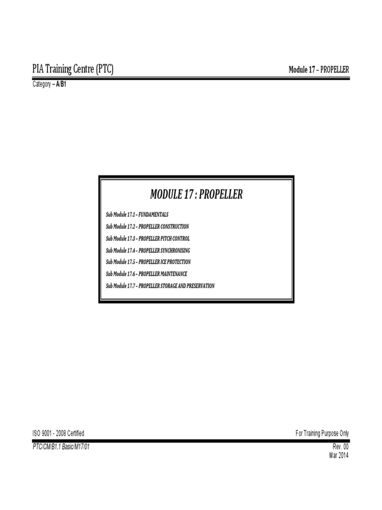 Propeller Fundamentals Training Module | PDF | Thrust | Airfoil