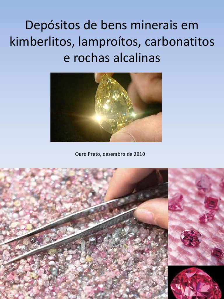 Geologia de Kimberlitos e Carbonatitos | PDF | Minerais | Magma, image size:768x1024