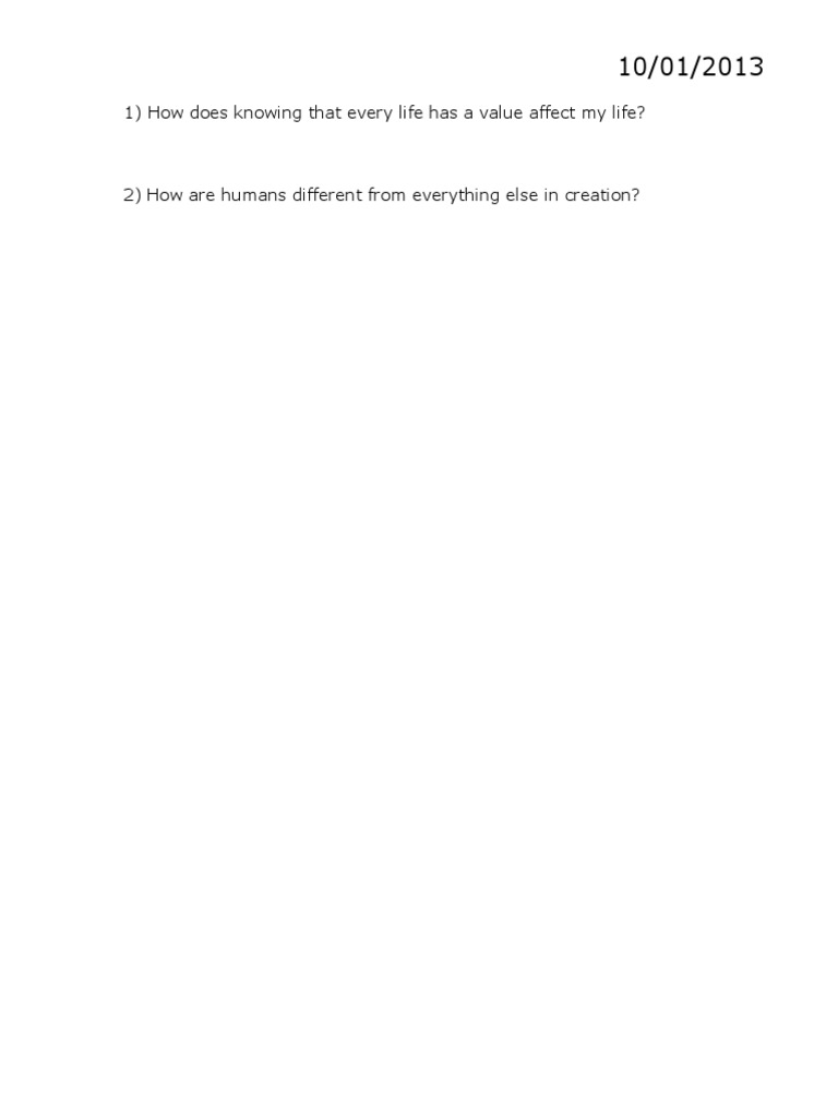 Religion Question | PDF