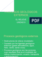 procesos geologicos exteriores