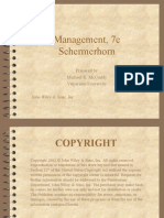 Management, 7e Schermerhorn: John Wiley & Sons, Inc