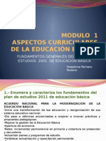 Modulo 1 Aspectos Curriculares de La Educación Básica