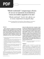 Hirudo Medicinalis – Eficácia Do Seu Uso No Tratamento Da Insuficiência Venosa Em Retalhos Epigástricos de Ratos