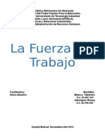 Trabajo de La Fuerza Del Trabajo