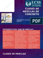 Clases de Mezclas de Concreto