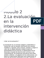  M23 La Evaluación en La Interv Didac