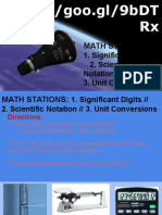 Unit 2 Math Stations Sig Digits Sci Notation Unit Conversion
