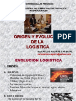 1 Origen y Evolución de La Logística