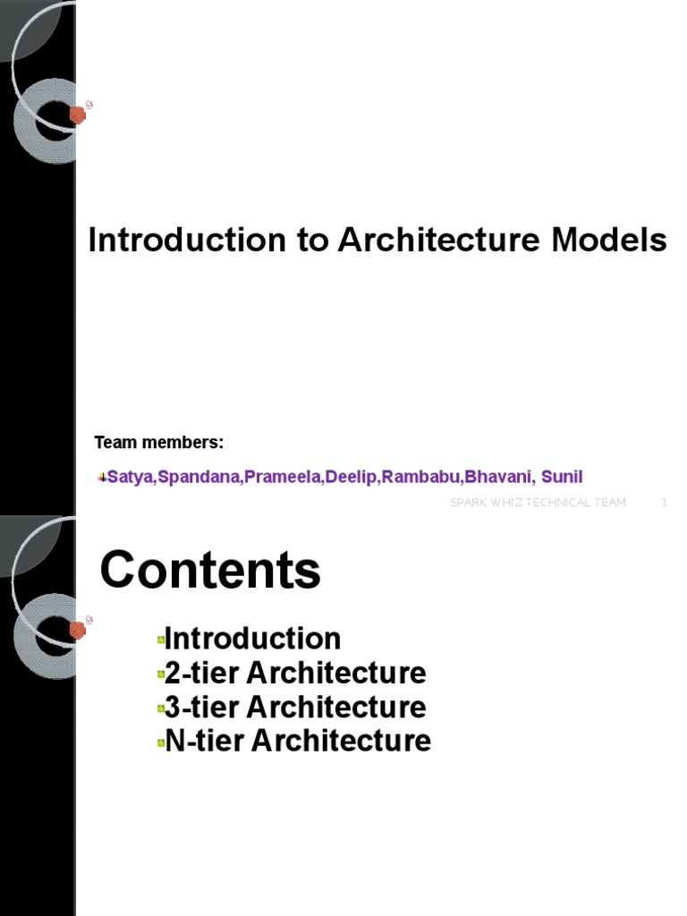 Introduction To Architecture Models | PDF | Client–Server Model | World ...