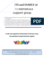Parent Support Group Flyer