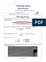 Vibrating String-Hyper Physics