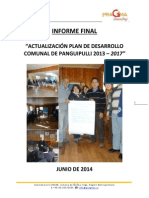 Informe Final PLADECO Panguipulli 2013 - 2017