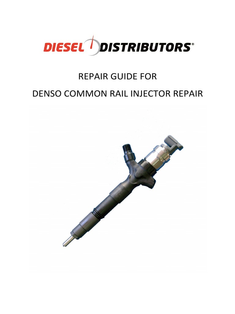 Guia Reparacion Inyectores Denso PDF Fuel Injection Valve