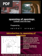 Download Spanning of OpenningsA  Power Point  Presentation Prepared By Vaishali Anagal of DrB N College of ArchitecturePune by shrikant SN26878429 doc pdf