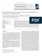 Assessing urban soil pollution in the cities of Zacatecas and Guadalupe, Mexico by instrumental neutron activation analysis