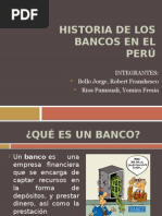 Historia de Los Bancos en El Perú