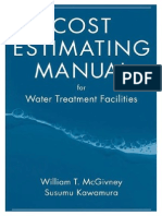 Cost Estimating Manual for Water & Wastewater Treatment Facilities - Wiley (2008) - 0471729973