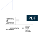 Reporte de Lectura