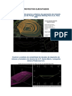 PROYECTOS MINEROS EJECUTADOS