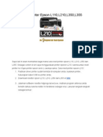 Cara Reset Printer Epson L210