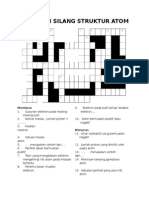 Teka Teki Silang Struktur Atom